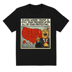 “Still Your President” Retro Meme Tee – Loud, Red, and Unbothered