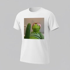 Kermit & The Cucumber Meme Tee