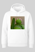 Kermit & The Cucumber Meme Hoodie